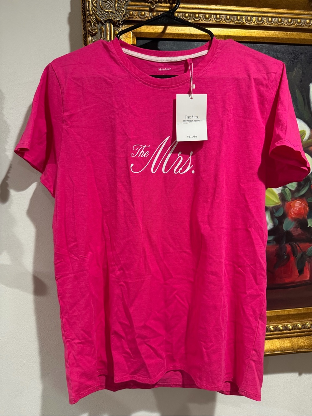 MISS to MRS® Bright Hot Pink Crewneck Tee